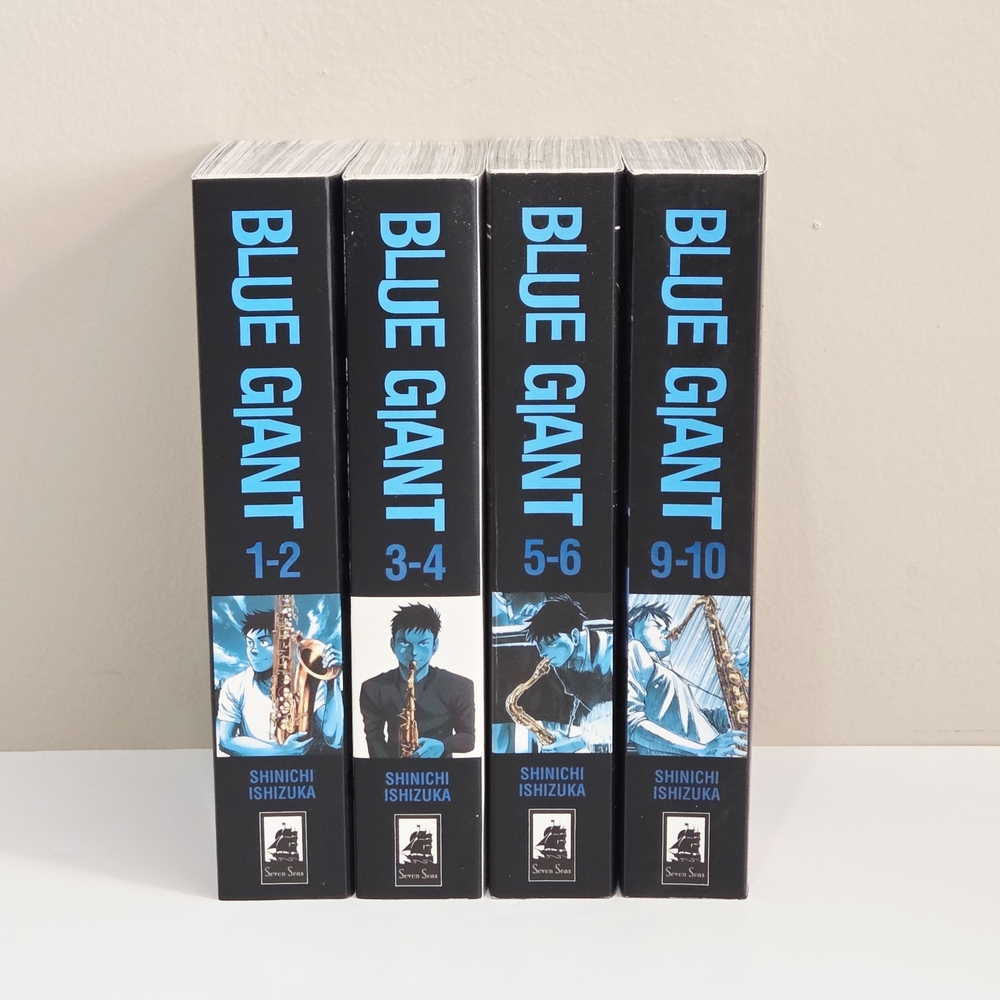 Blue Giant Manga Volumes 1-6 & 9-10 - Omnibus Book Set